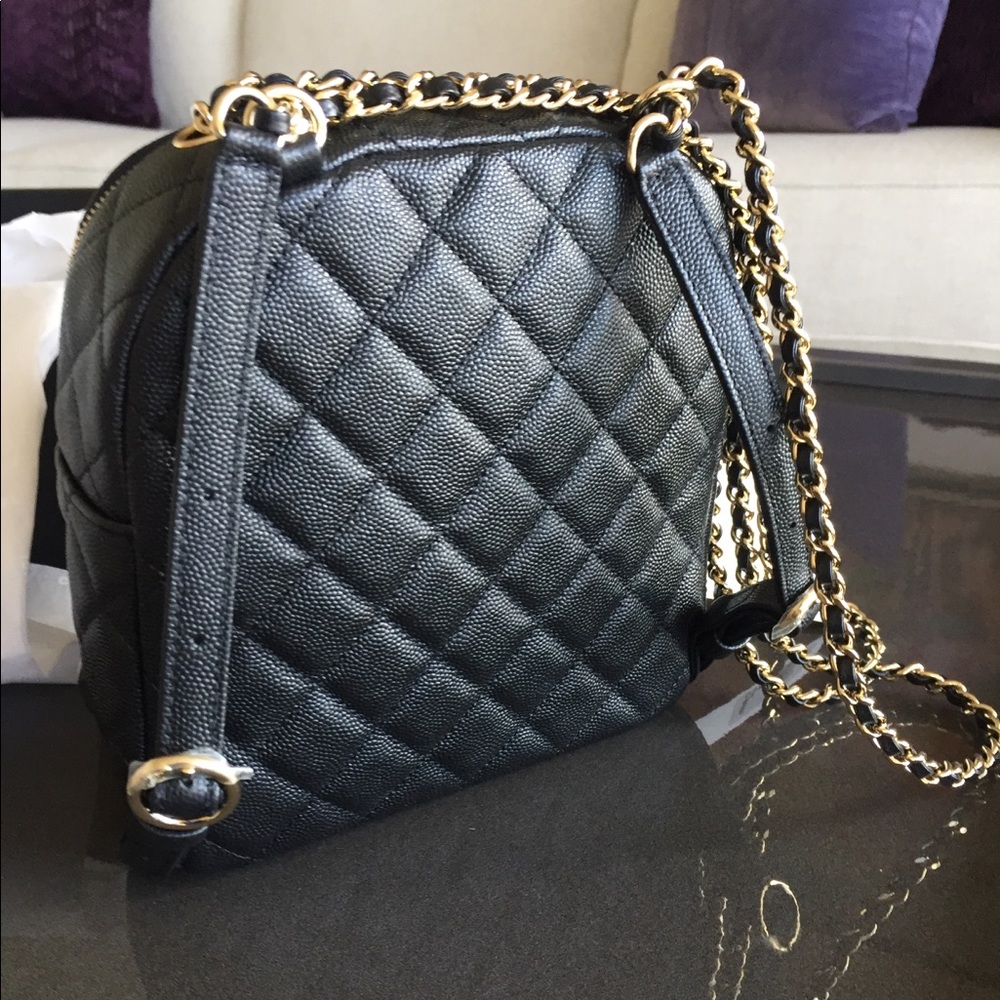 19C CHANEL Small Black Caviar Backpack❣️ - Picture 5 of 8